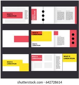 Booklet Brochure Design Brochure Template Creative Stock Vector (Royalty Free) 642728614 ...