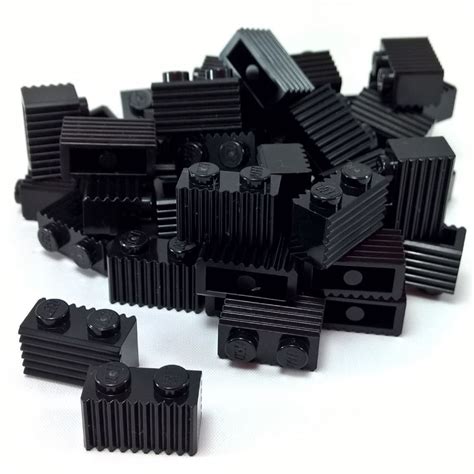 50 NEW LEGO Brick, Modified 1 x 2 Grille (Grill) BRICKS Black | eBay