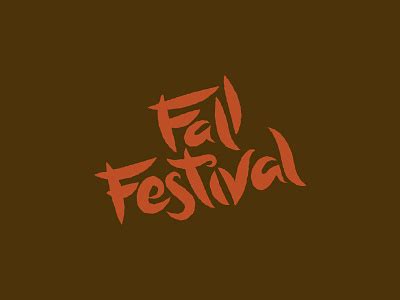 Fall Festival Logo by Aaron Gibson on Dribbble