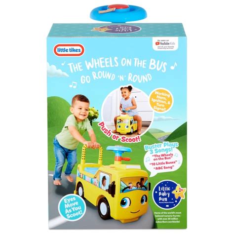 Little Tikes Little Baby Bum Wheels on the Bus Scoot - Smyths Toys Ireland