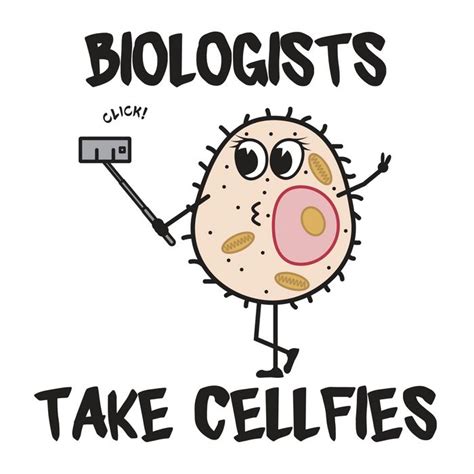 Biologists Take Cellfies - Funny Biology Jokes Gift Coffee Mug by yeoys - 11 oz | Biology jokes ...