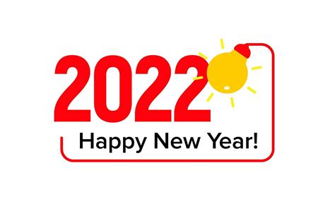 2022 numbers illuminated by lamp light in frame, wishing happy new year ...