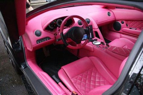 Ride In PINK Luxury!! i don't think my hubby would EVER borrow my car ...