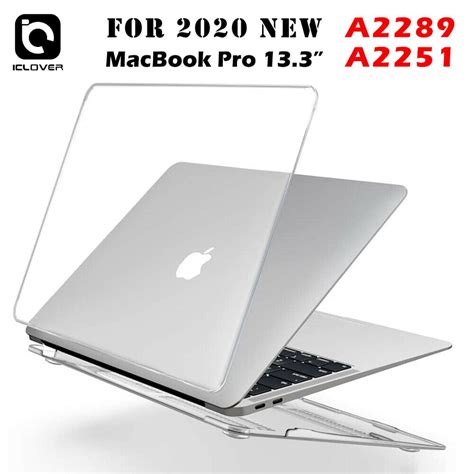 IClover MacBook Pro 13.3" Case Ultra Slim & Lightweight Hard PC Shell Crystal Clear Laptop Cover ...