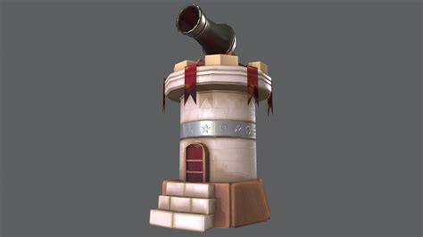 Cannon Tower Model by Animatics_Store | 3DOcean