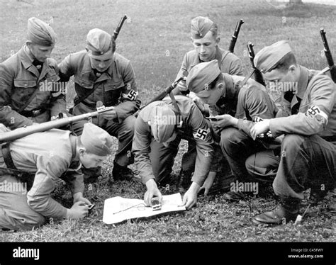 Hitler Youth at pre-military training Stock Photo - Alamy