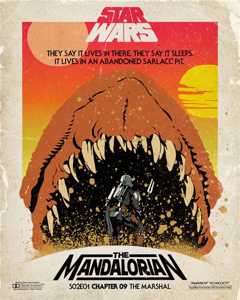 The Mandalorian Season 2 | Retro Star Wars Posters on Behance