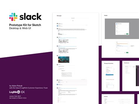 Slack Prototype Kit - Free Sketch Resource | Sketch Elements