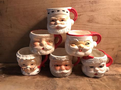 Vintage Ceramic Santa Mug / Christmas Santa Mug / Santa Claus - Etsy | Santa mugs, Mugs, Vintage ...