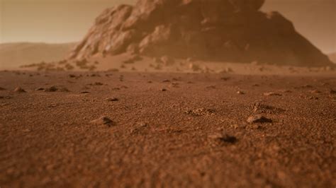 Fantastic martian landscape in rusty orange shades 6120234 Stock Video ...