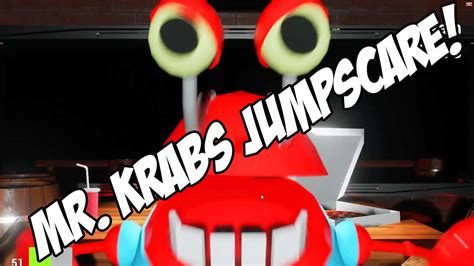 MR. KRABS JUMPSCARE! | Five Nights At The Krusty Krab | Night 3 Complete - YouTube