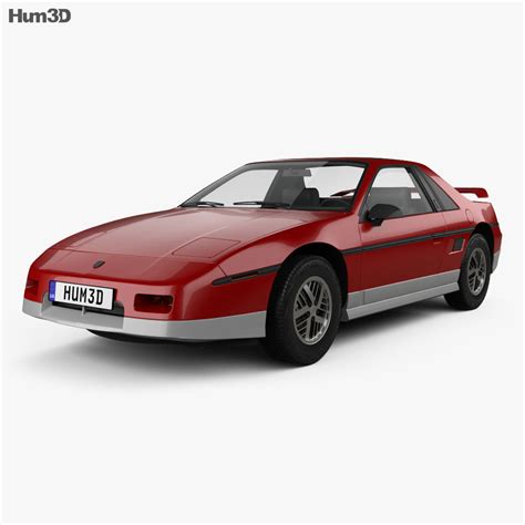 Pontiac Fiero GT 1985 3D model - Hum3D