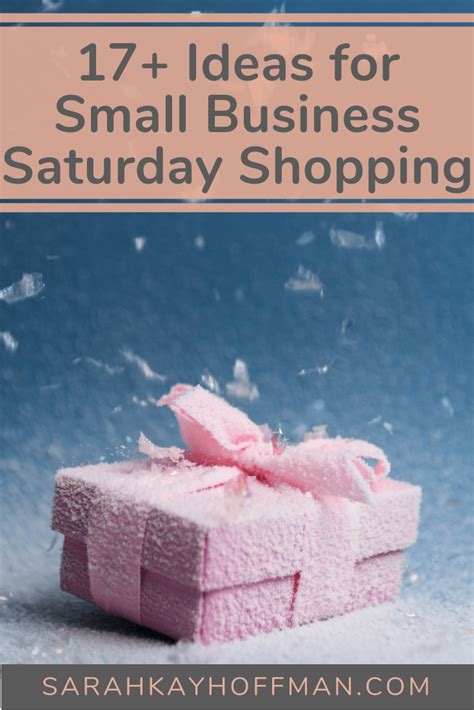 17+ Ideas for Small Business Saturday Shopping - A Gutsy Girl®