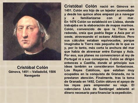 Quien Era Cristobal Colon Resumen Para Niños - Niños Relacionados