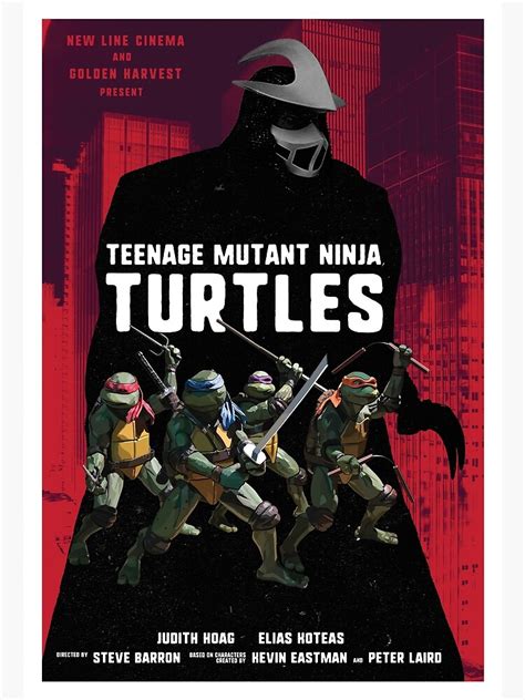 "Teenage Mutant Ninja Turtles alternative movie poster " Poster by ...