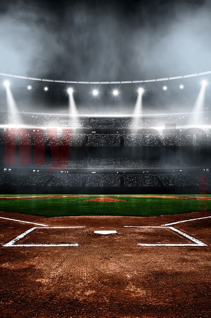 Digital Sports Background - Baseball Stadium