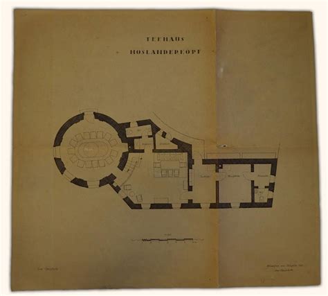 Collection of Original 1937 Hand Drawn Architectural Drawings of Adolf ...