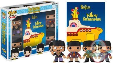 POP! The Beatles Set of 4 Vinyl Figures & Book Gift Set by Funko | Man ...