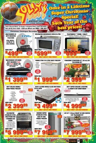 Solly's Christmas Catalogue - November 2016 by Solly's Discount World ...