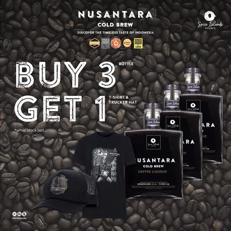 NUSANTARA COLD BREW Buy 3 Get Exclusive Tshirt and Trucker Hat - Spice Islands Distilling Co