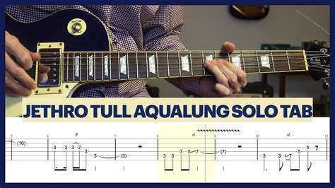 Jethro Tull Aqualung Solo - Guitar Tab - Tutorial - Lesson Chords ...