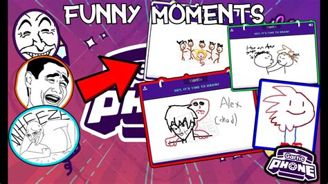 MAKING STUPID DRAWINGS IN GARTIC PHONE! - Gartic Phone Funny Moments- - YouTube