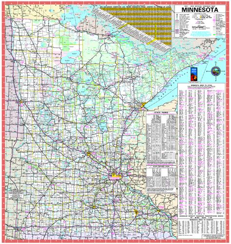 Minnesota road Map