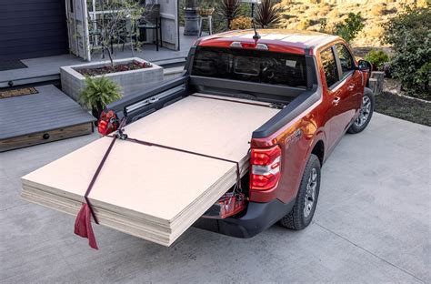 Ford Maverick Bed Size Gets Taped Inside F-150 Cargo Area For Quick ...