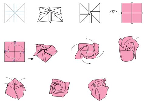 Pin de Reinet Venter em Origami illustrations | Origami tutorial ...