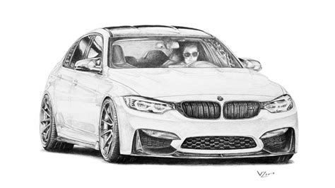 Bmw M3 Sketch at PaintingValley.com | Explore collection of Bmw M3 Sketch