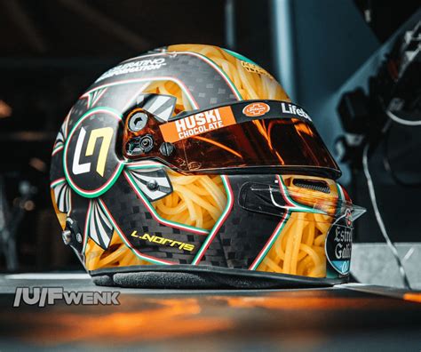 Lando Norris special helmet for Mugello this weekend. : r/formuladank