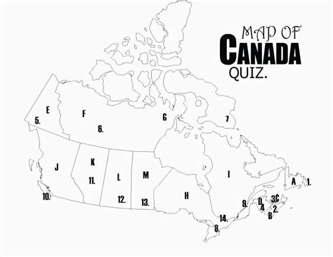 Canada Map Quiz Capitals Provinces | secretmuseum