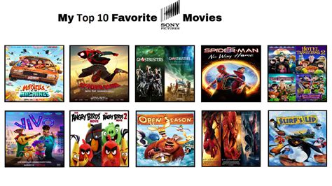 My Top 10 Favorite Sony Pictures Movies by jacobstout on DeviantArt