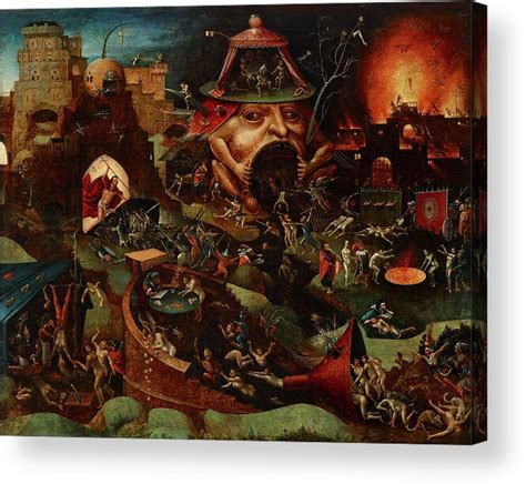 Christ In Limbo, 1575 Acrylic Print by Hieronymus Bosch