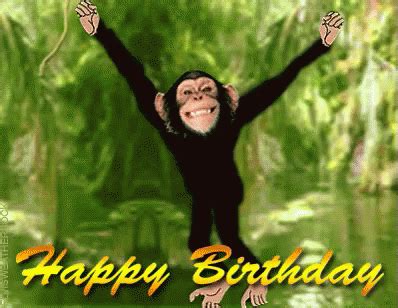 Happy Birthday GIF - Happy Birthday Monkey - Discover & Share GIFs