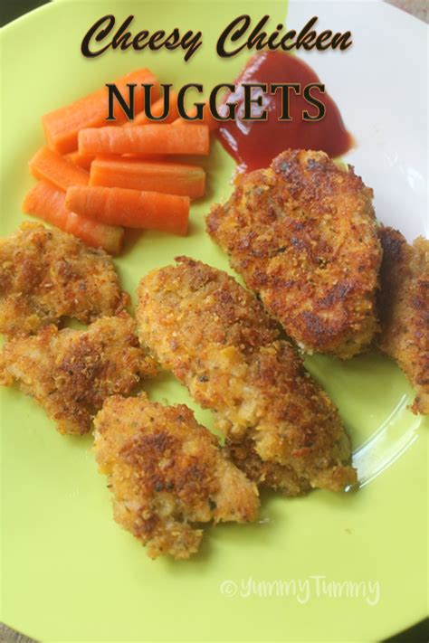 Cheesy Chicken Nuggets | Recipe | Chicken nugget recipes