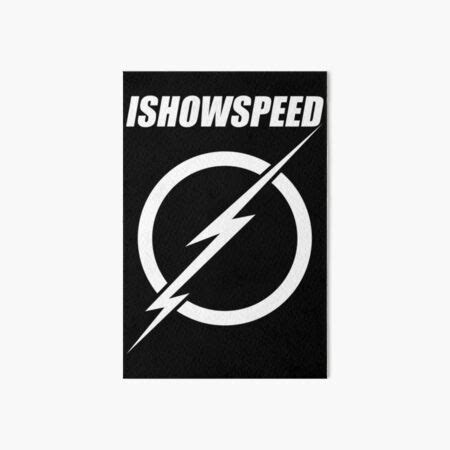 "Ishowspeed Merch ist wie Speed-Logo" Galeriedruck von HindoShop | Redbubble