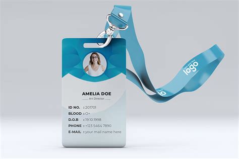 Medical Staff ID Card Design | Creative Illustrator Templates ...