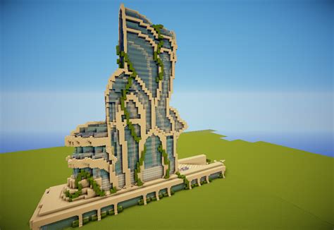 Futuristic building Minecraft Map