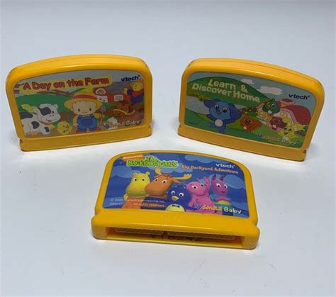 Vtech V.Smile Baby Cartridge lot of 3 on Mercari | Baby learning games ...