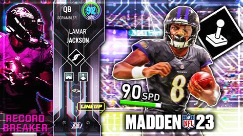 LTD LAMAR JACKSON CAN'T BE AND WON'T BE STOPPED - Madden 23 Ultimate ...