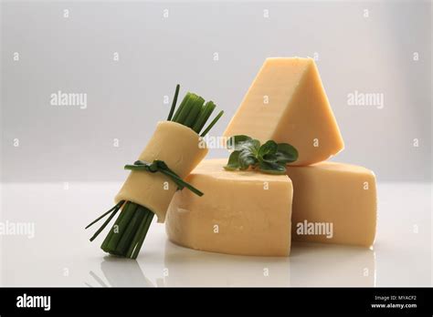 Different types of cheese slices Stock Photo - Alamy