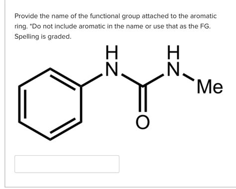 Solved Provide the name of the functional group attached to | Chegg.com