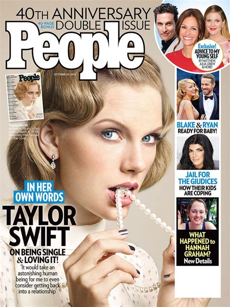 TAYLOR SWIFT on the Cover of People Magazine, October 2014 Issue ...