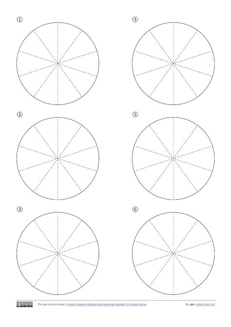 Blank Pie Charts - MathsFaculty