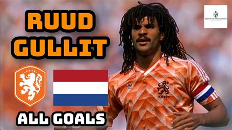 Ruud Gullit | All 17 Goals for Netherlands - YouTube