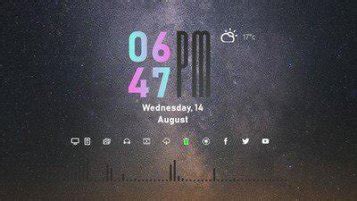 94+ Rainmeter Minimalist Themes and Skins [Windows 11/10/7]