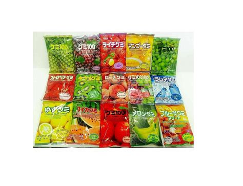 Japanese Candy Gummy Candy Gluten Free Choose Your Flavor Kasugai Japan Fruity Jelly Gummy Candy ...