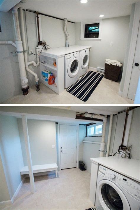 Diy Unfinished Basement Laundry Room Ideas - bestroom.one