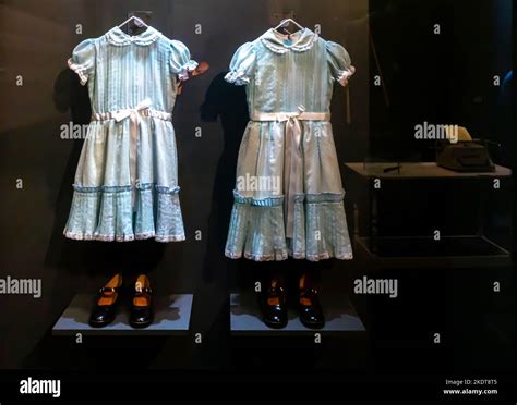 The twins dresses from the Shining, 1980 Stock Photo - Alamy